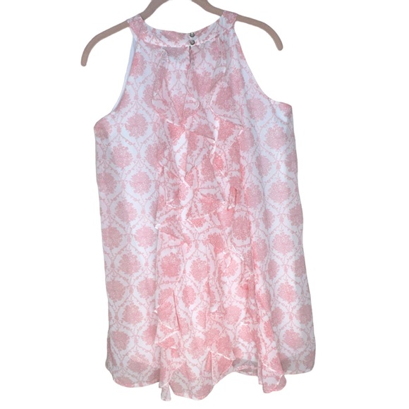 Disney D-Signed Pink Vertical Ruffle Sleeveless Dress - Picture 4 of 8